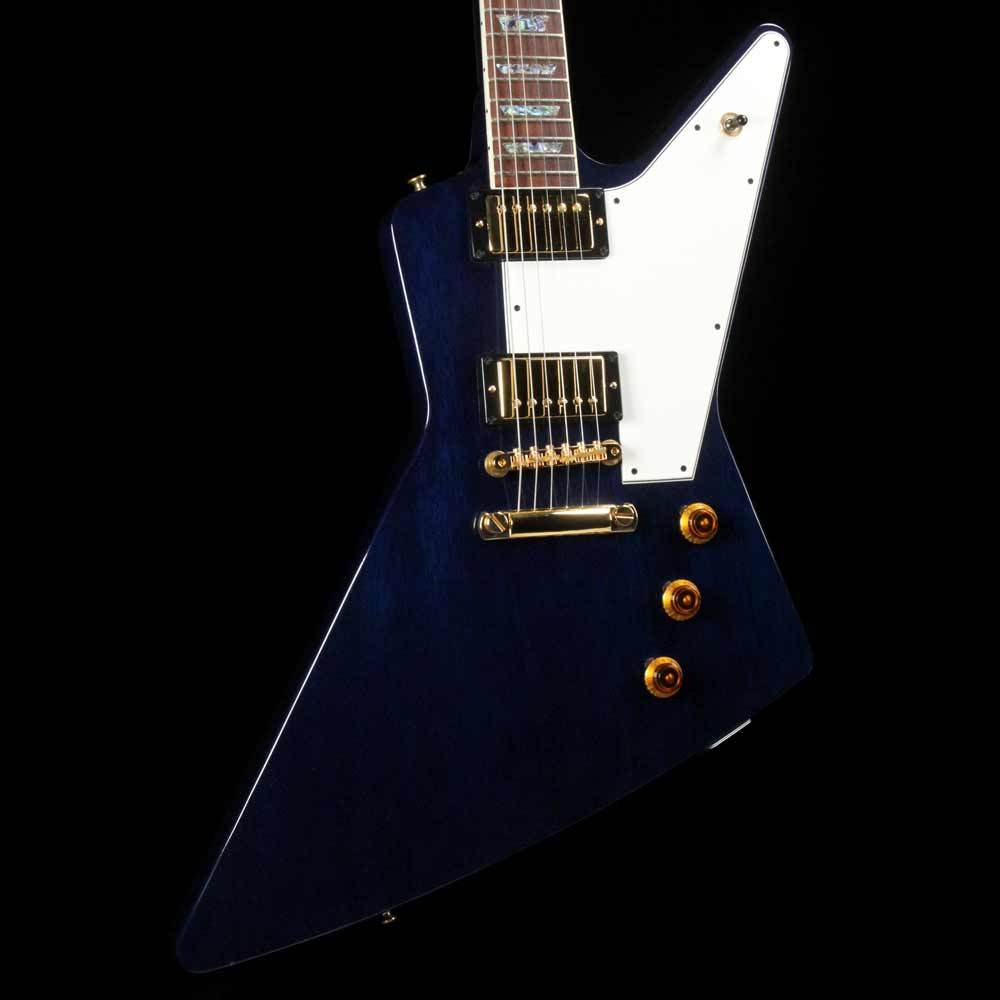 Gibson Custom Shop 1958 Korina Explorer Reissue Trans Blue 2003