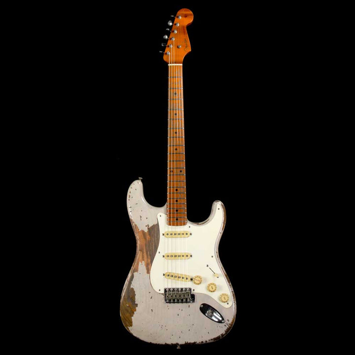 Fender Custom Shop '55 Stratocaster Roasted Ash Masterbuilt Jason Smith Ultimate Relic Dirty White Blonde