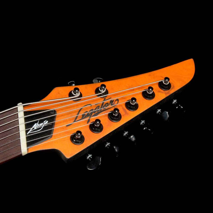 Legator Ninja Performance N8P Fanned Fret Pastel Orange Burl