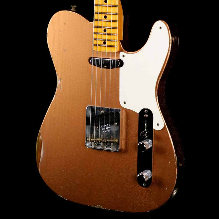 Fender Custom Shop 2019 Limited Roasted Pine Double Esquire Relic Aged Copper