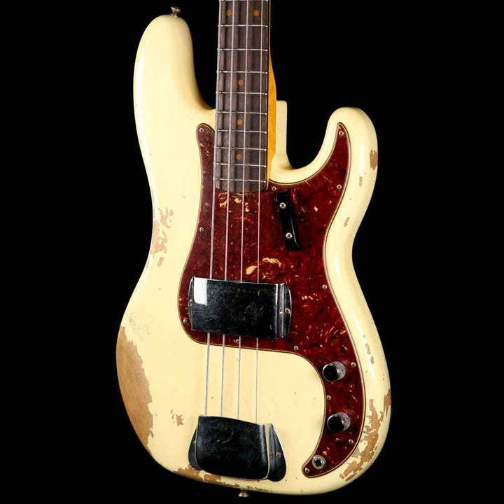 Fender Custom Shop 2019 ’60 Precision Bass Heavy Relic Aged Vintage White