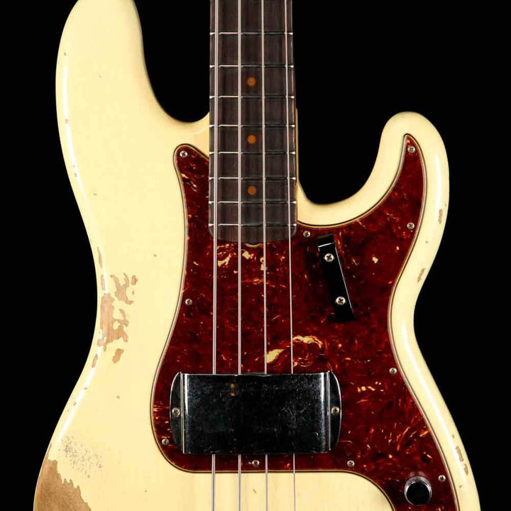 Fender Custom Shop 2019 ’60 Precision Bass Heavy Relic Aged Vintage White