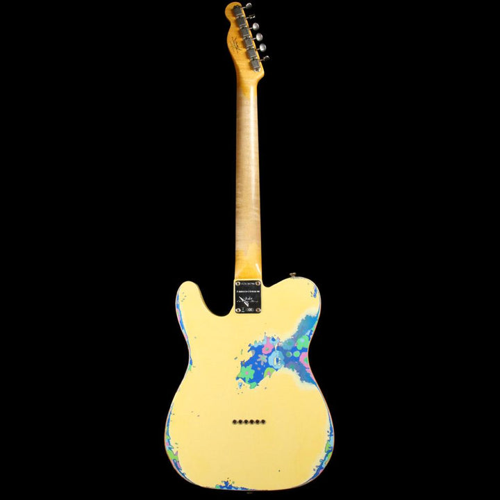 Fender Custom Shop Telecaster H/S Heavy Relic Aged Vintage White Over Blue Paisley 2016