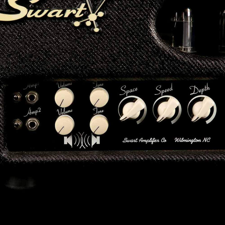 Swart Space Tone Stereo Amplifier Head Amp Dark Tweed