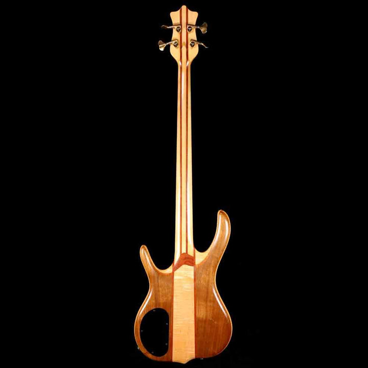 Ken Smith BSR-4EG Flame Walnut Fretless Bass Natural