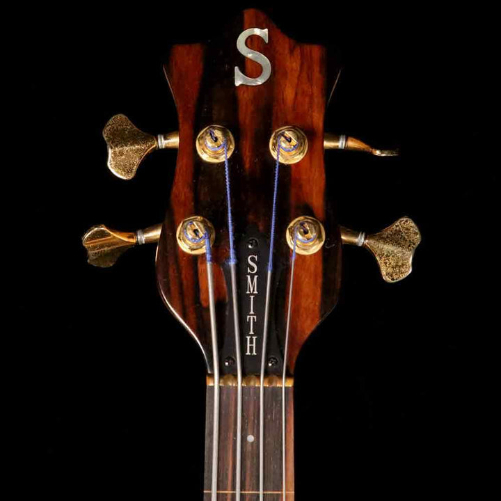 Ken Smith BSR-4EG Flame Walnut Fretless Bass Natural