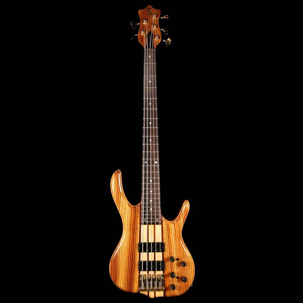 Ken Smith BSR-5EG Zebrawood 5-String Bass Natural | The Music Zoo