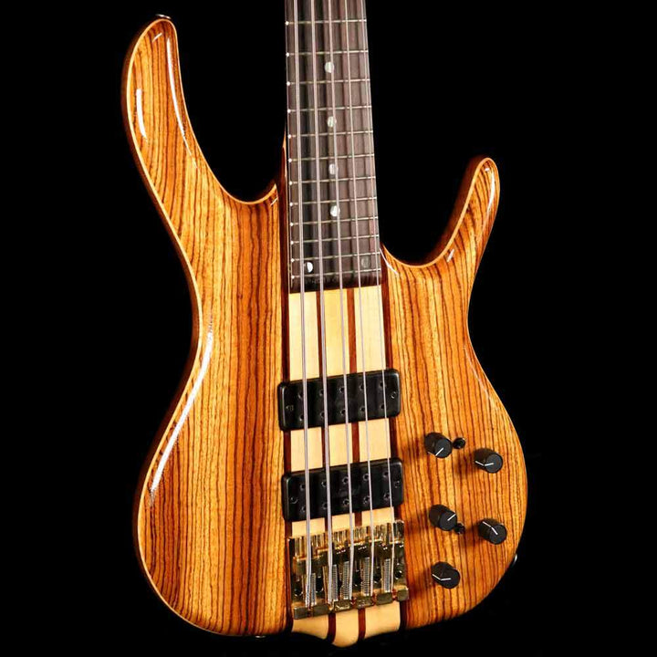 Ken Smith BSR-5EG Zebrawood 5-String Bass Natural