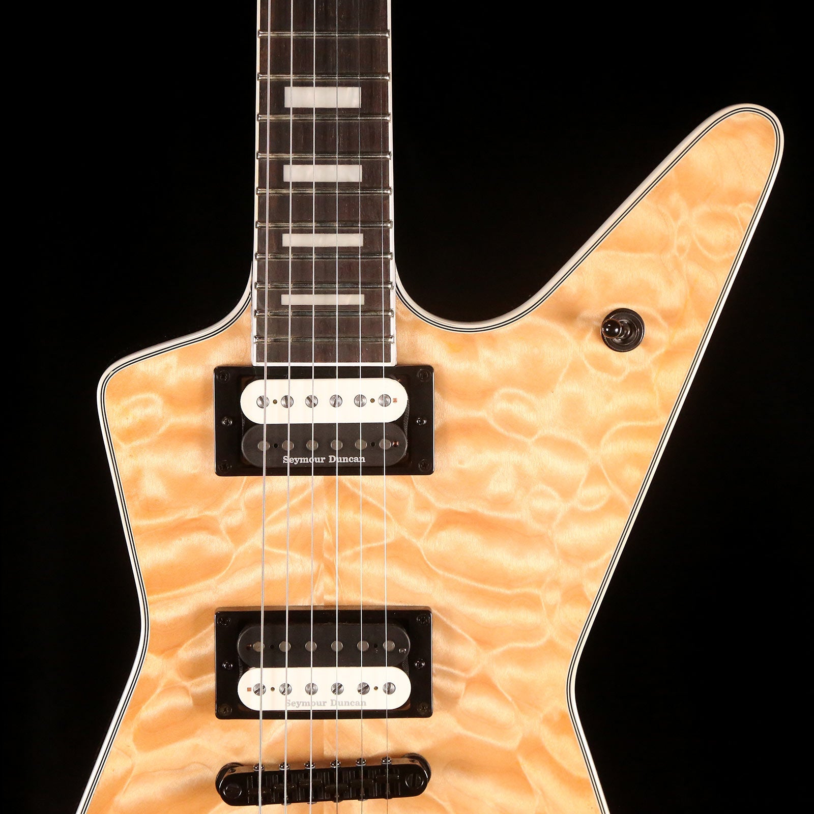 Dean ML Select Quilt Top Gloss Natural | The Music Zoo