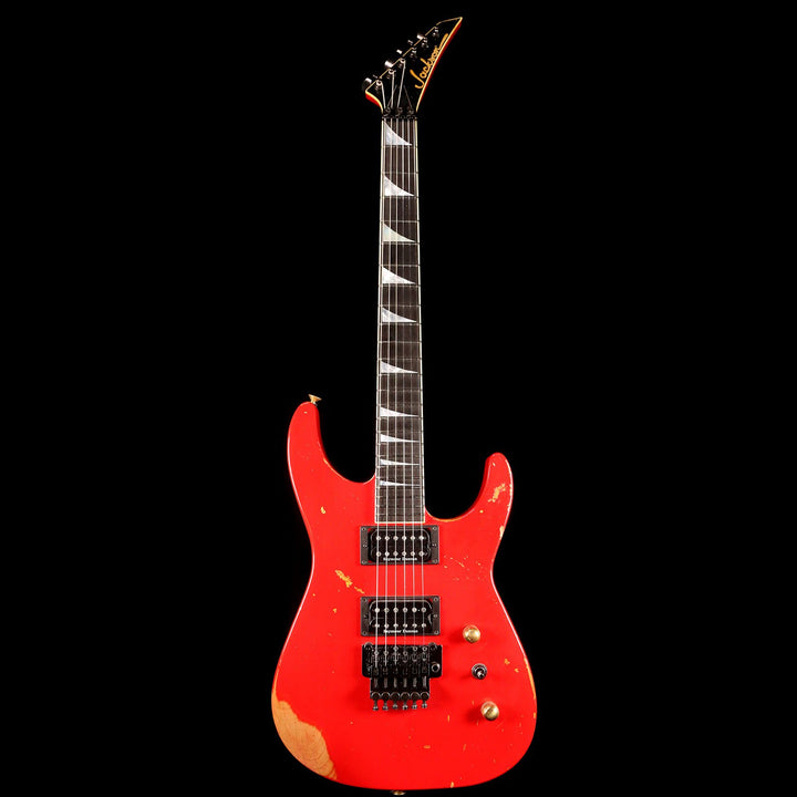 Jackson Custom Shop Nitro Aged SL2H-V Soloist Music Zoo Exclusive Fiesta Red 2017