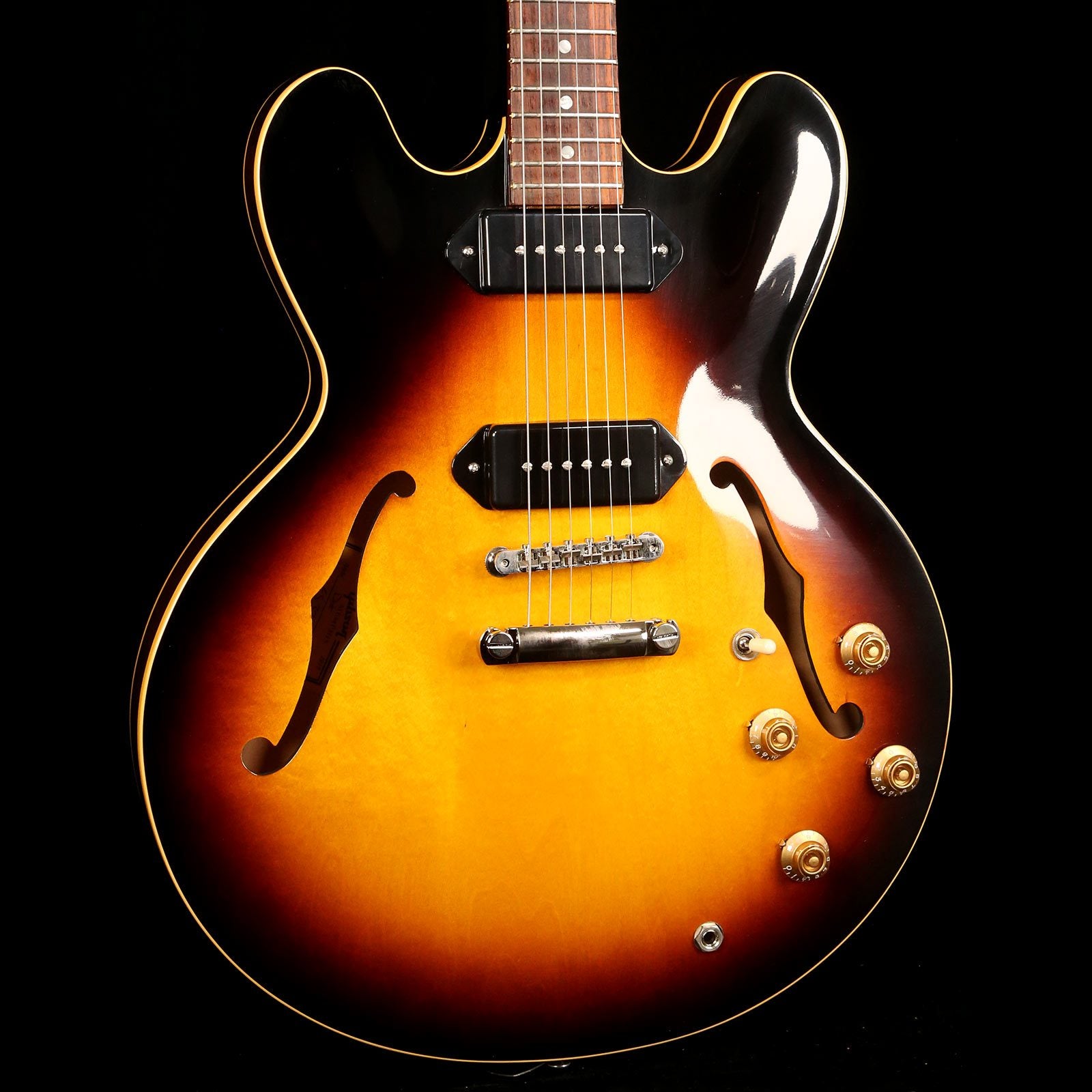 Gibson ES-335 Dot P-90 Vintage Burst | The Music Zoo