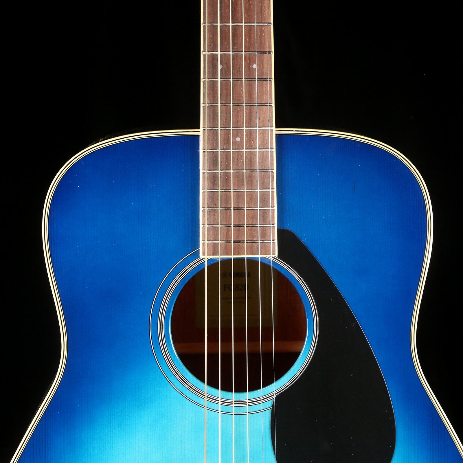 Yamaha FG820 Dreadnought Acoustic Sunset Blue | The Music Zoo