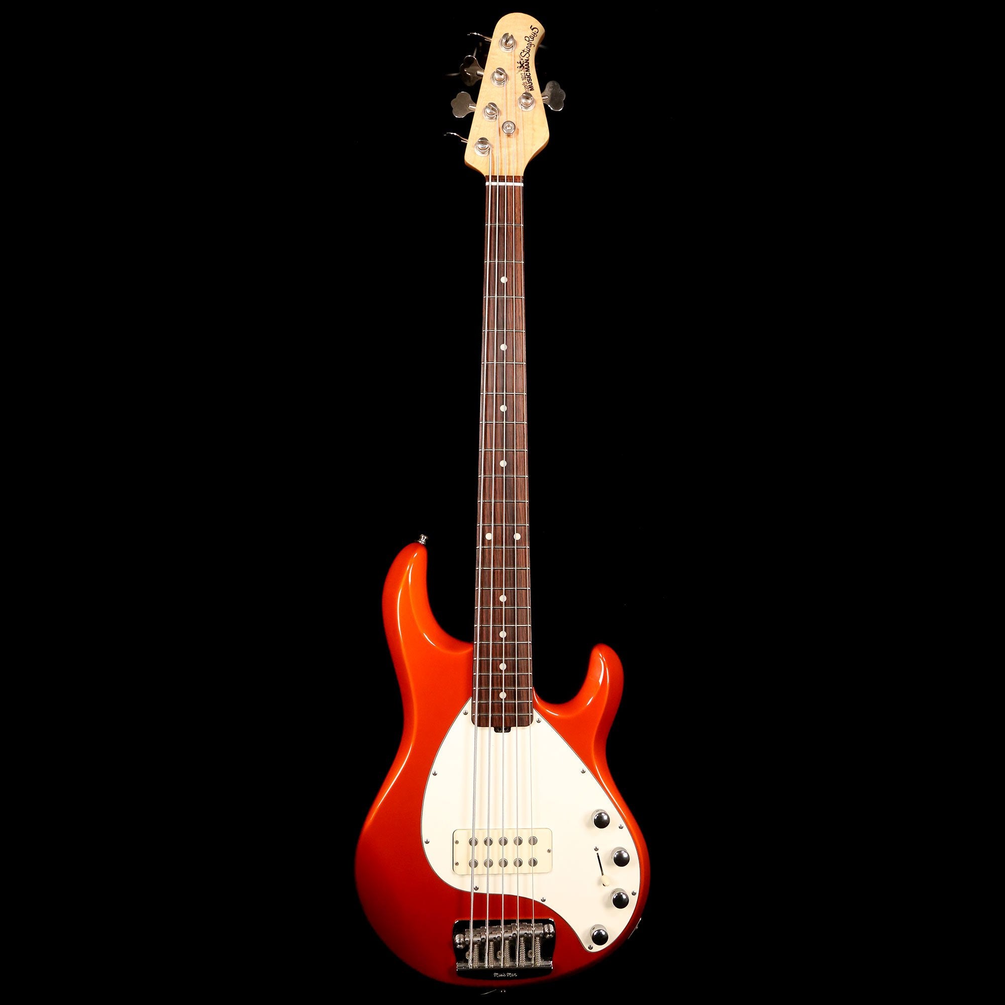 Ernie Ball Music Man StingRay 5H 5-String Bass Red | The Music Zoo