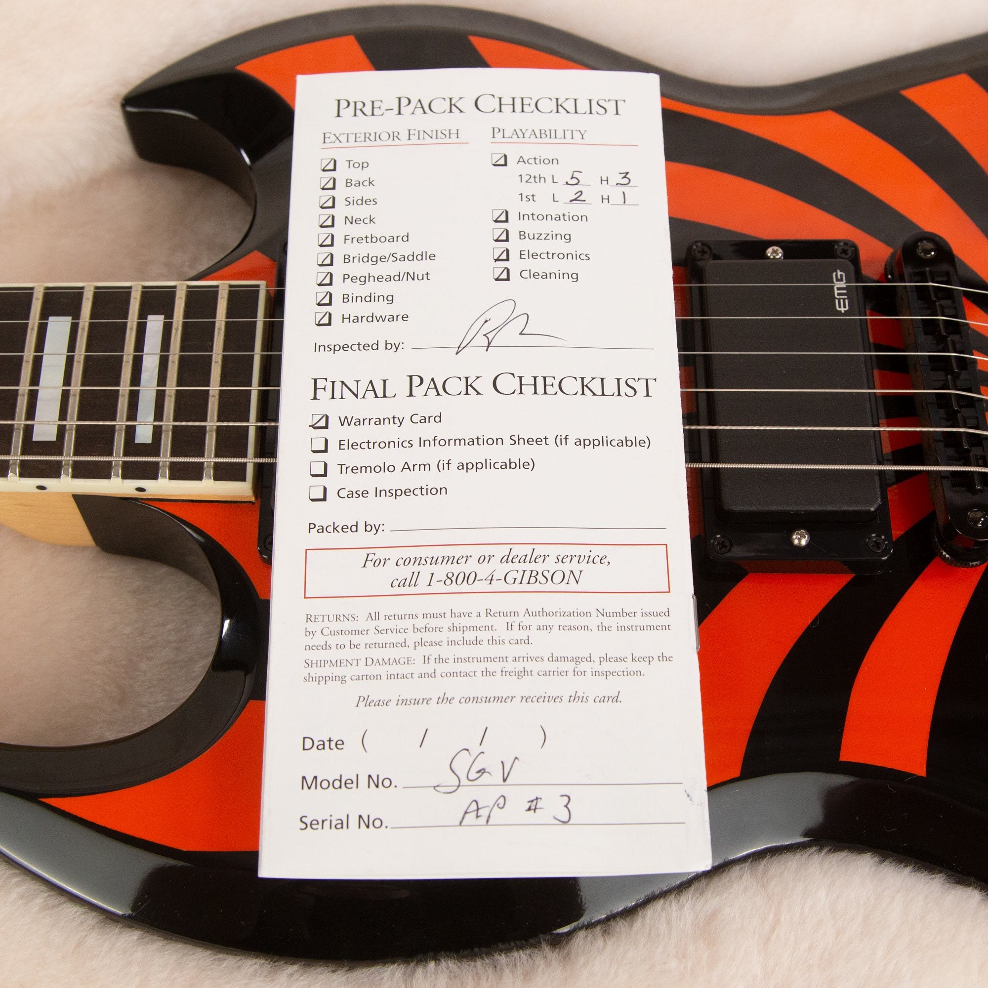 世界に3本！？激レア☆Gibson Custom Shop Zakk Wylde ZV Buzzsaw 