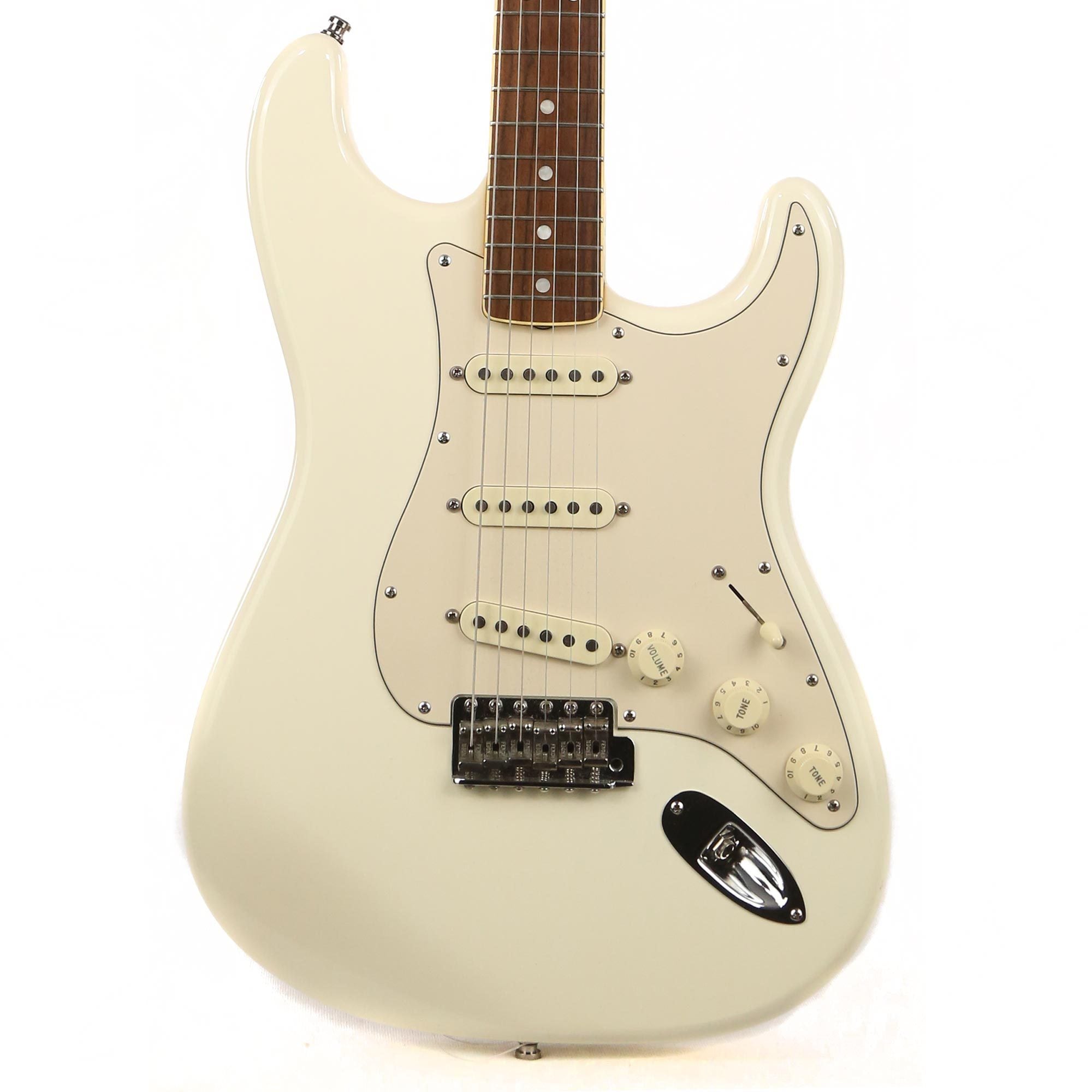 Fender Stratocaster with MIJ Neck Olympic White | The Music Zoo