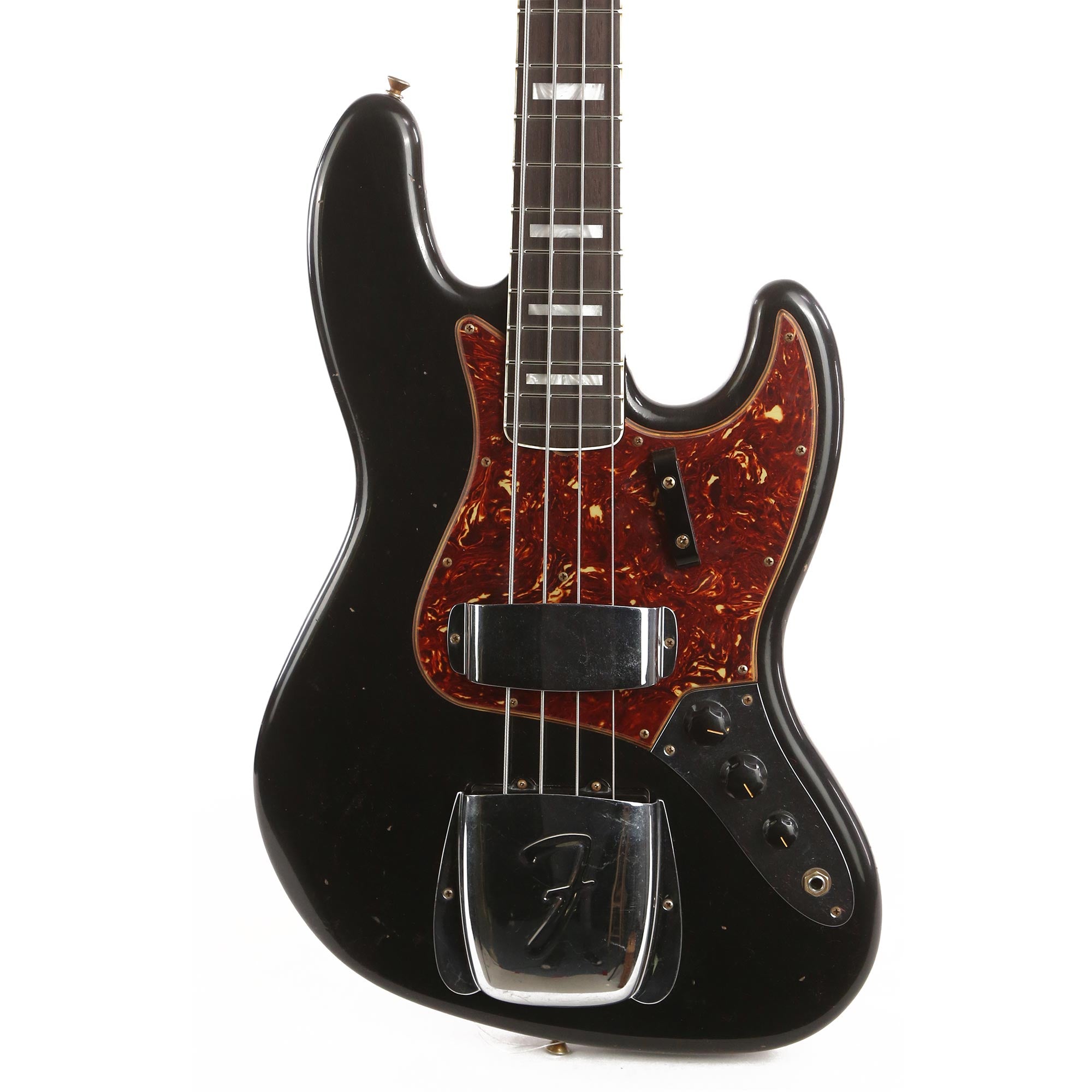 Fender Custom Shop 1966 Jazz Bass Journeyman Relic Aged Black with 