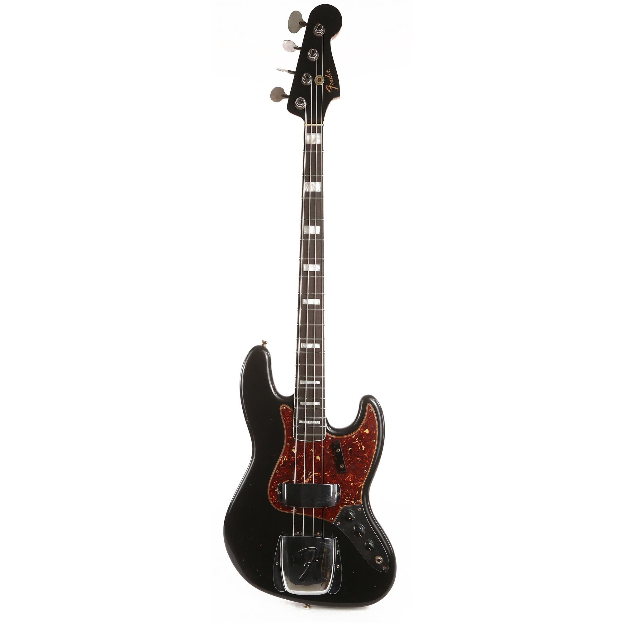 Fender Custom Shop 1966 Jazz Bass Journeyman Relic Aged Black with 