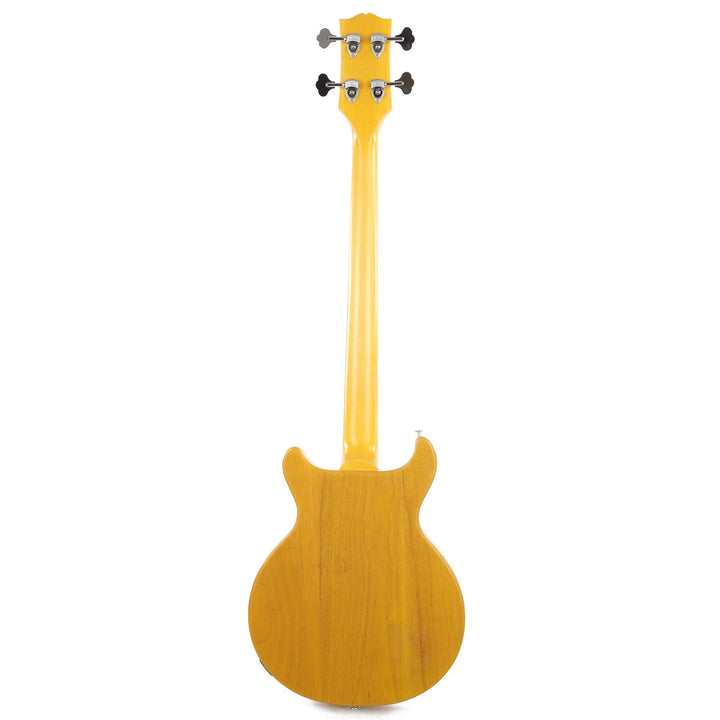 Gibson Les Paul Junior Tribute DC Bass Worn TV Yellow | The Music Zoo