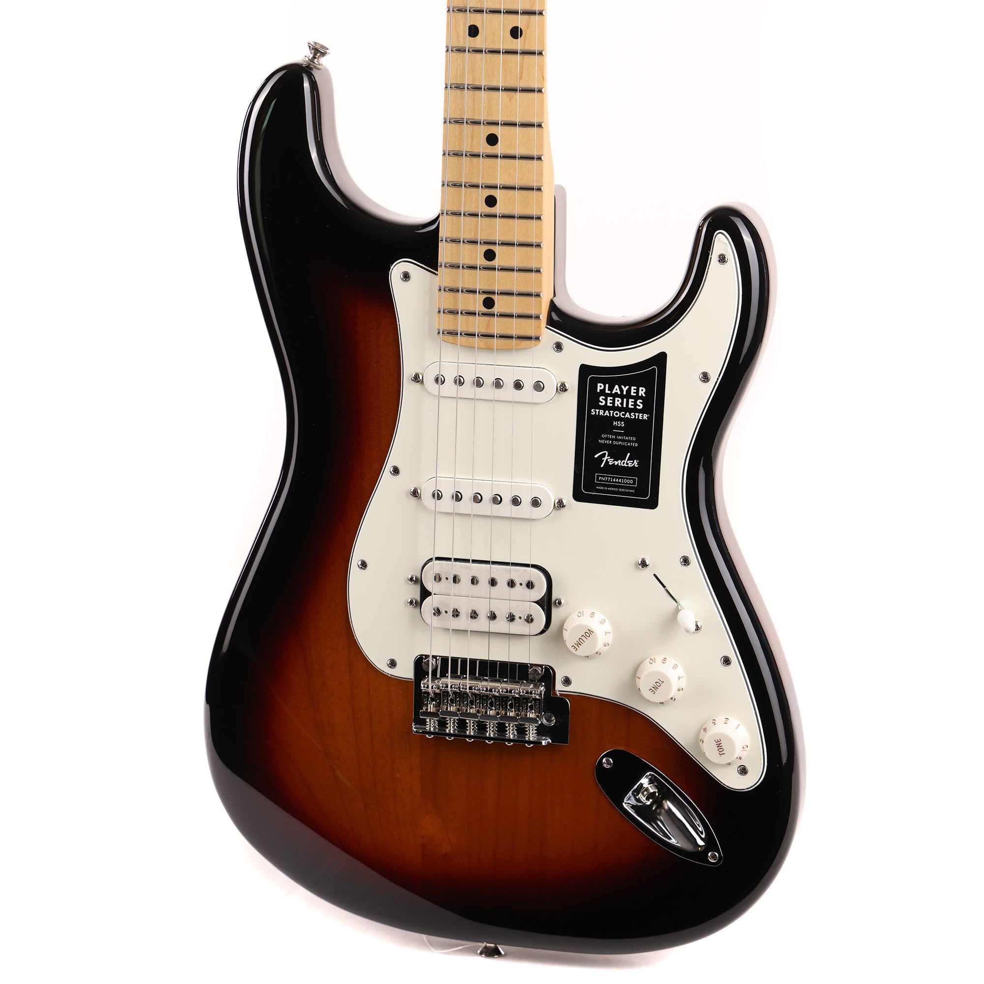 Fender Player Stratocaster HSS 3-Tone Sunburst | The Music Zoo