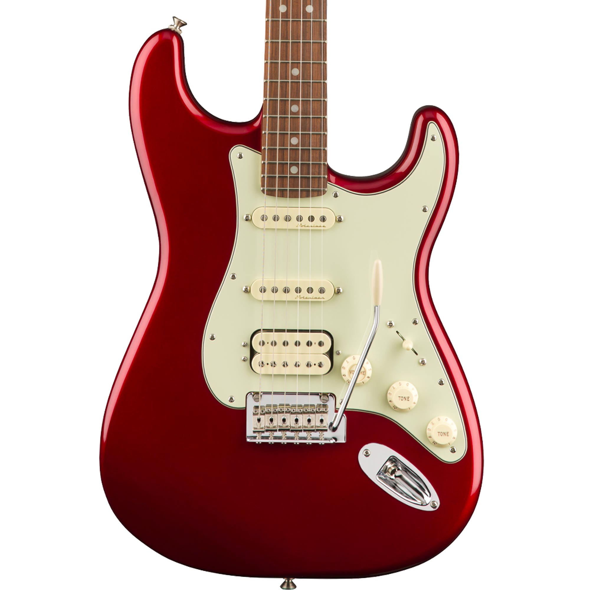 Fender Deluxe Stratocaster HSS Candy Apple Red | The Music Zoo