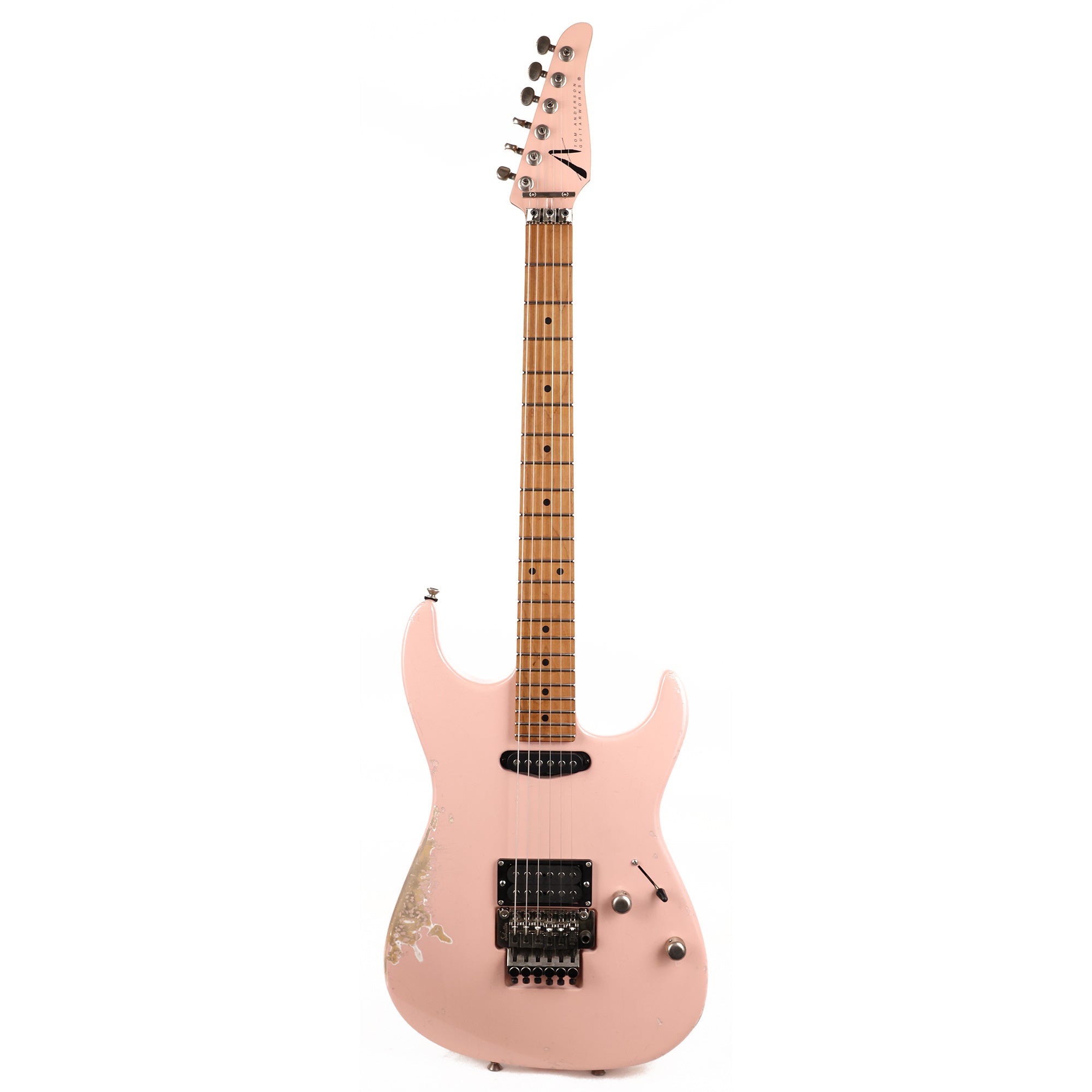 Tom Anderson Pro Am In-Distress Shell Pink | The Music Zoo