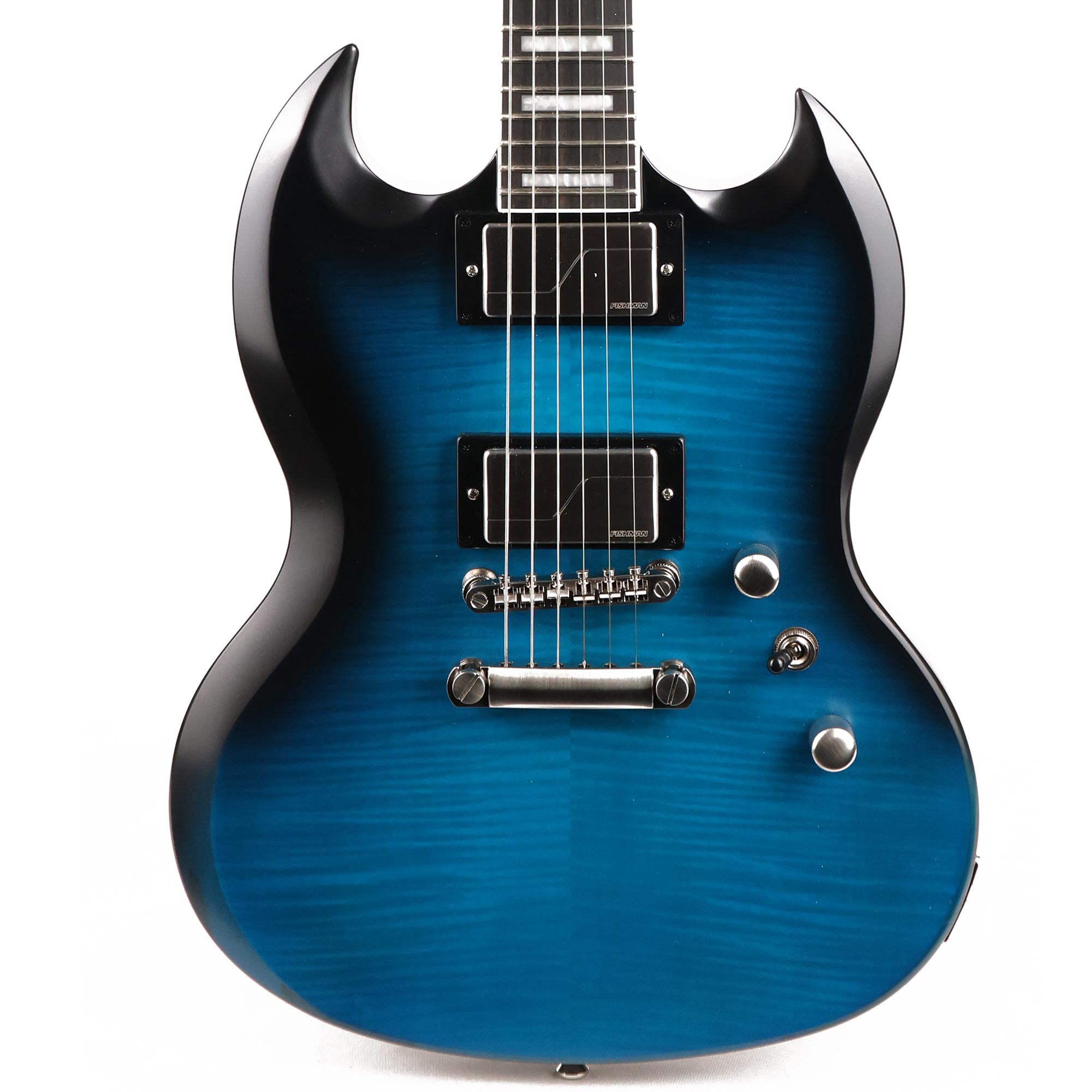 Epiphone SG Prophecy Blue Tiger Aged Gloss | The Music Zoo