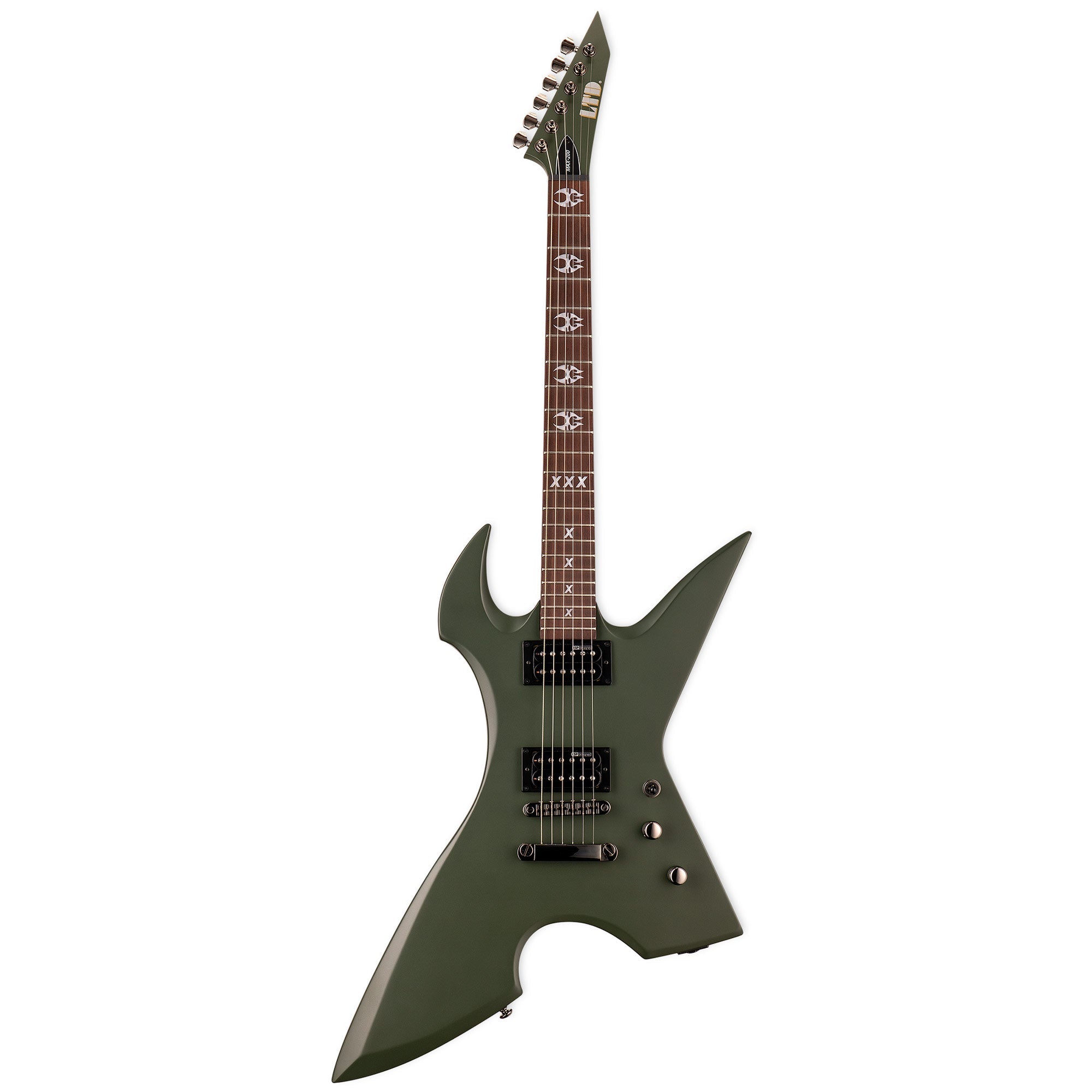 ESP LTD MAX-200 RPR Max Cavalera Signature Military Green Satin 