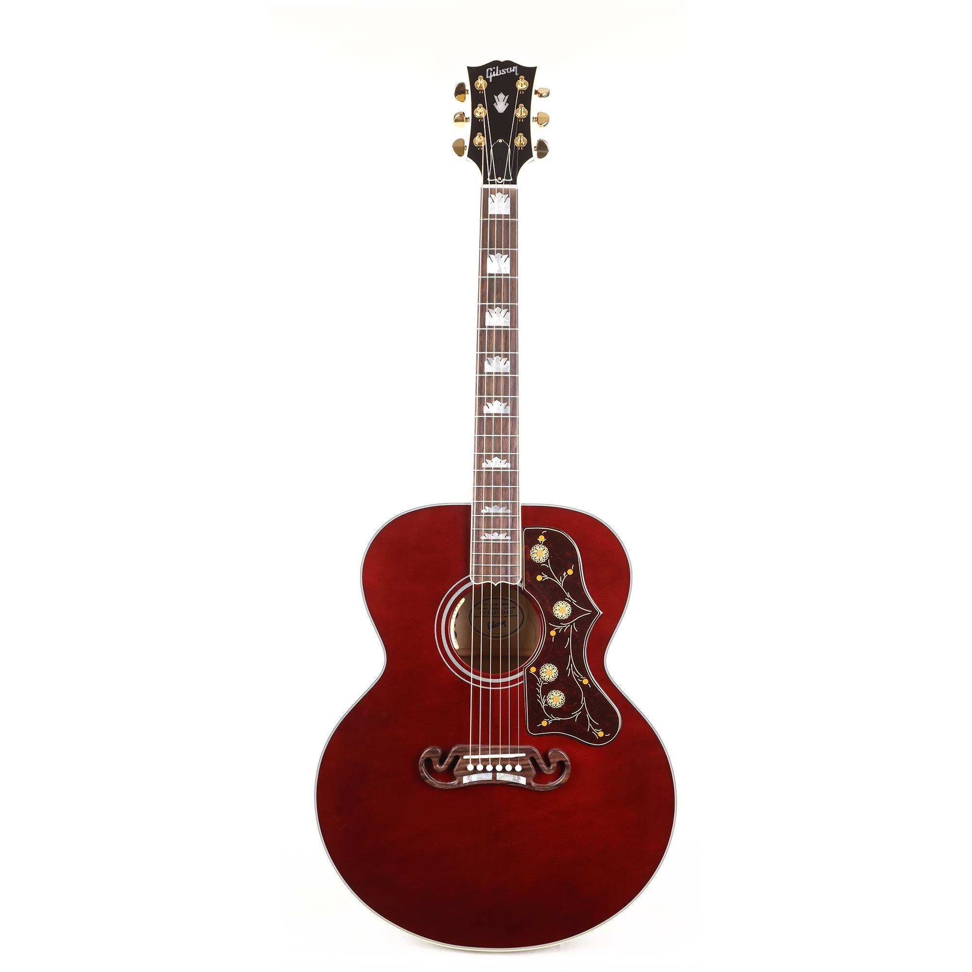 Gibson SJ-200 Standard Acoustic-Electric Wine Red | The Music Zoo