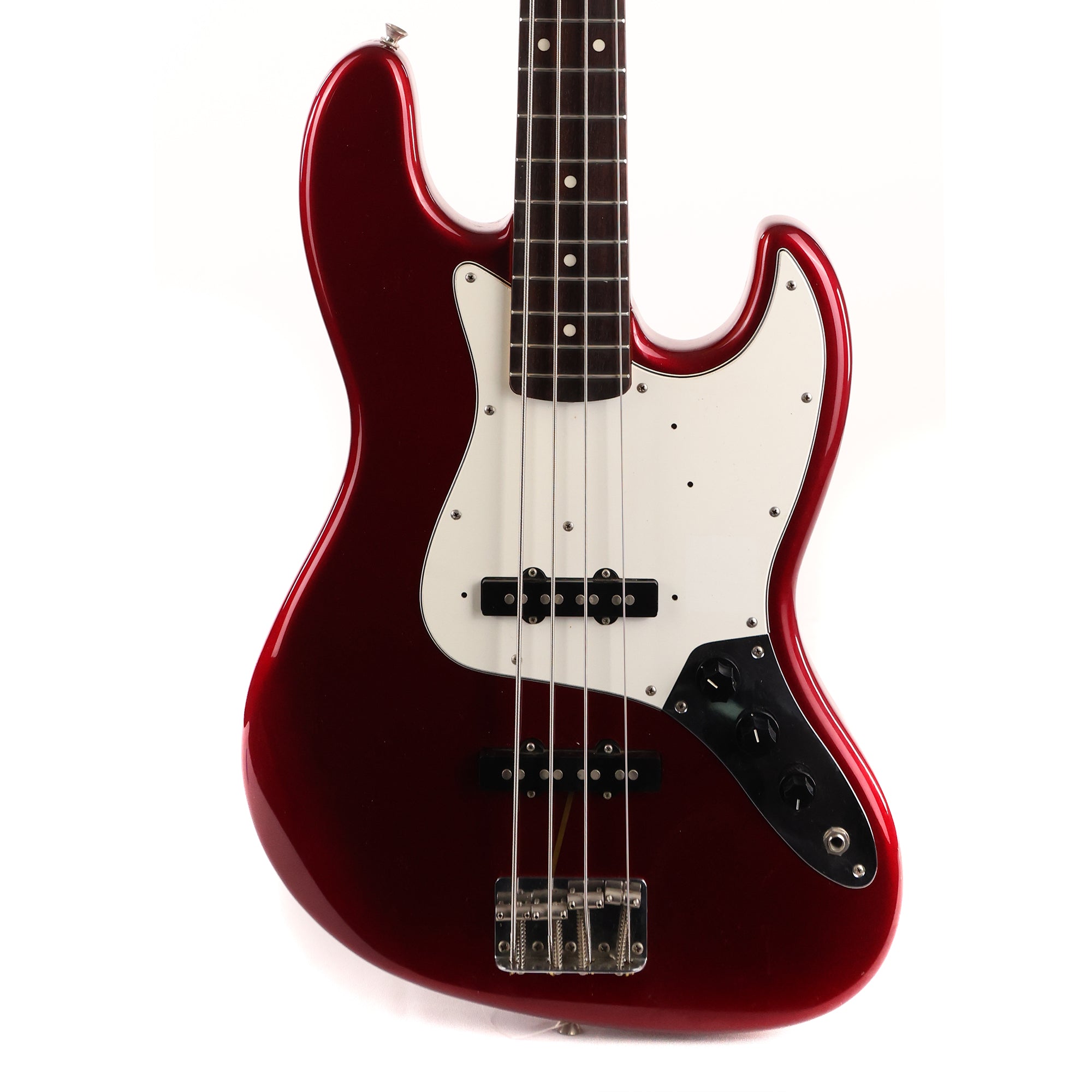 2002 Fender CIJ Jazz Bass Candy Apple Red | The Music Zoo