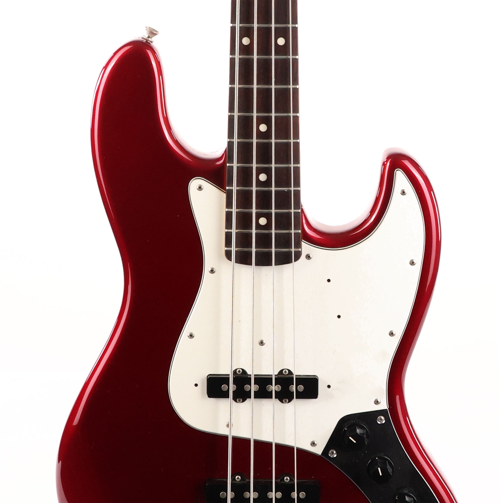 2002 Fender CIJ Jazz Bass Candy Apple Red | The Music Zoo