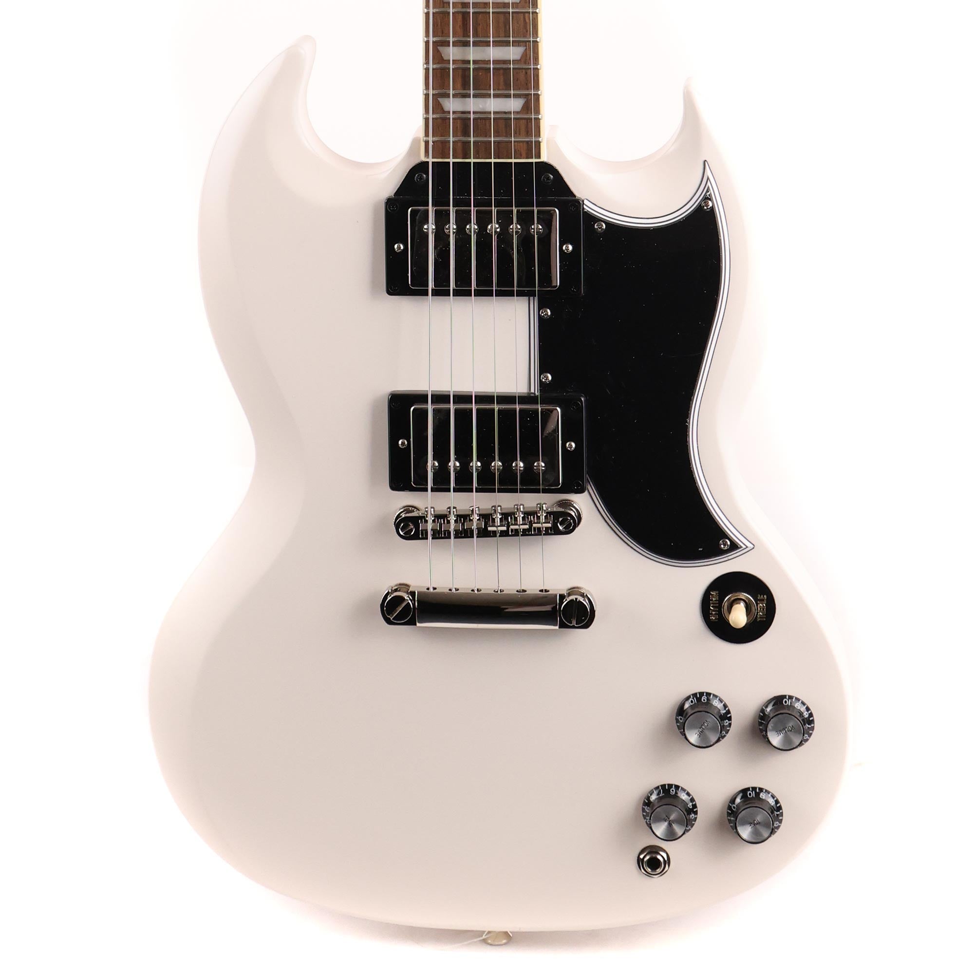 Epiphone 1961 Les Paul SG Standard Aged Classic White | The Music Zoo