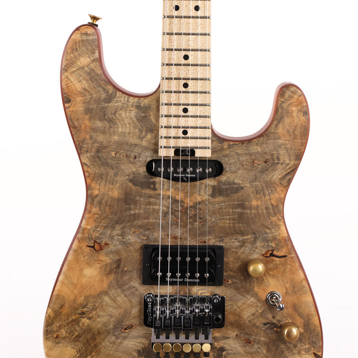 Charvel Custom Shop San Dimas Buckeye Burl Top Oil Finish 2020