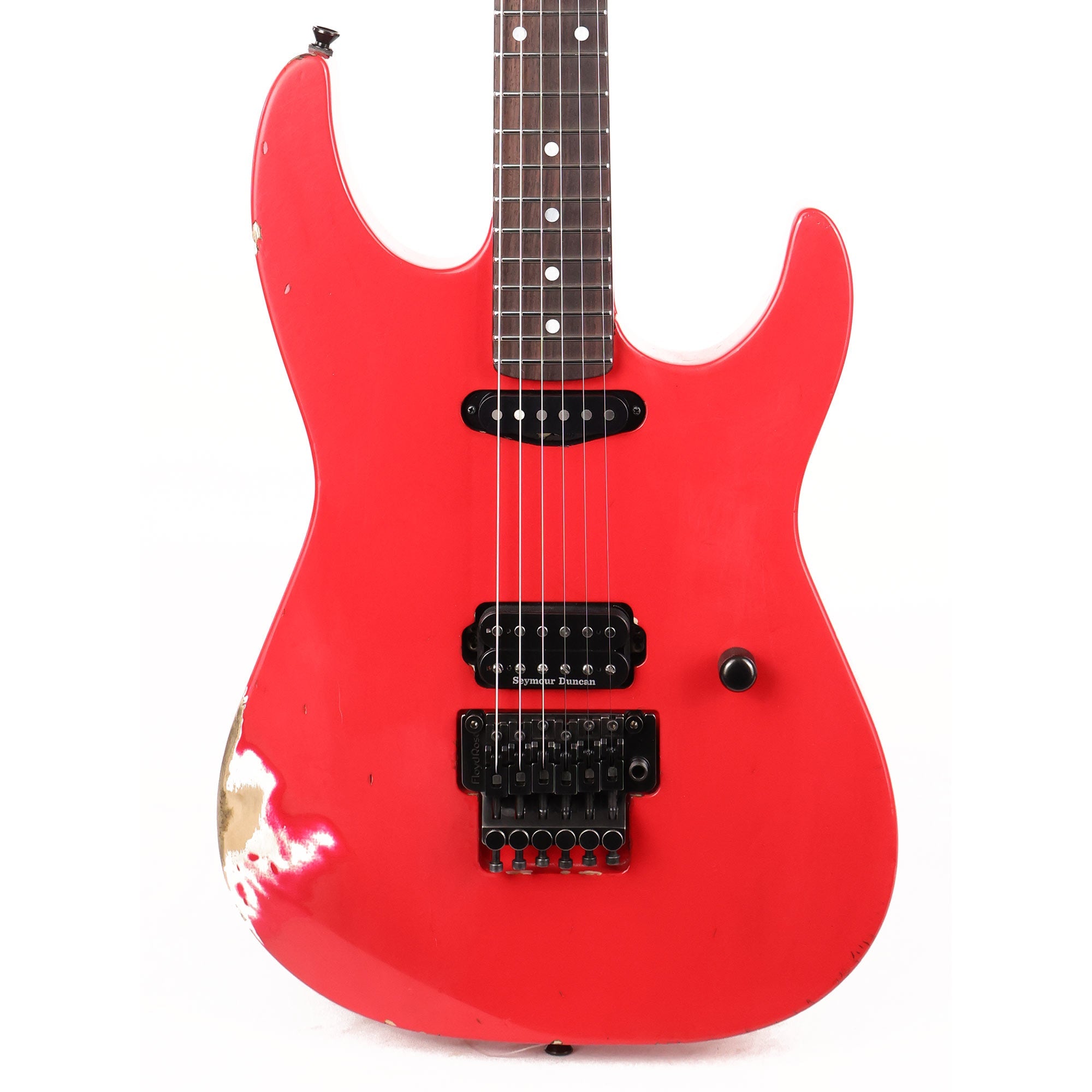 ESP Custom Shop George Lynch Tiger Distressed Road Flare Red | The 