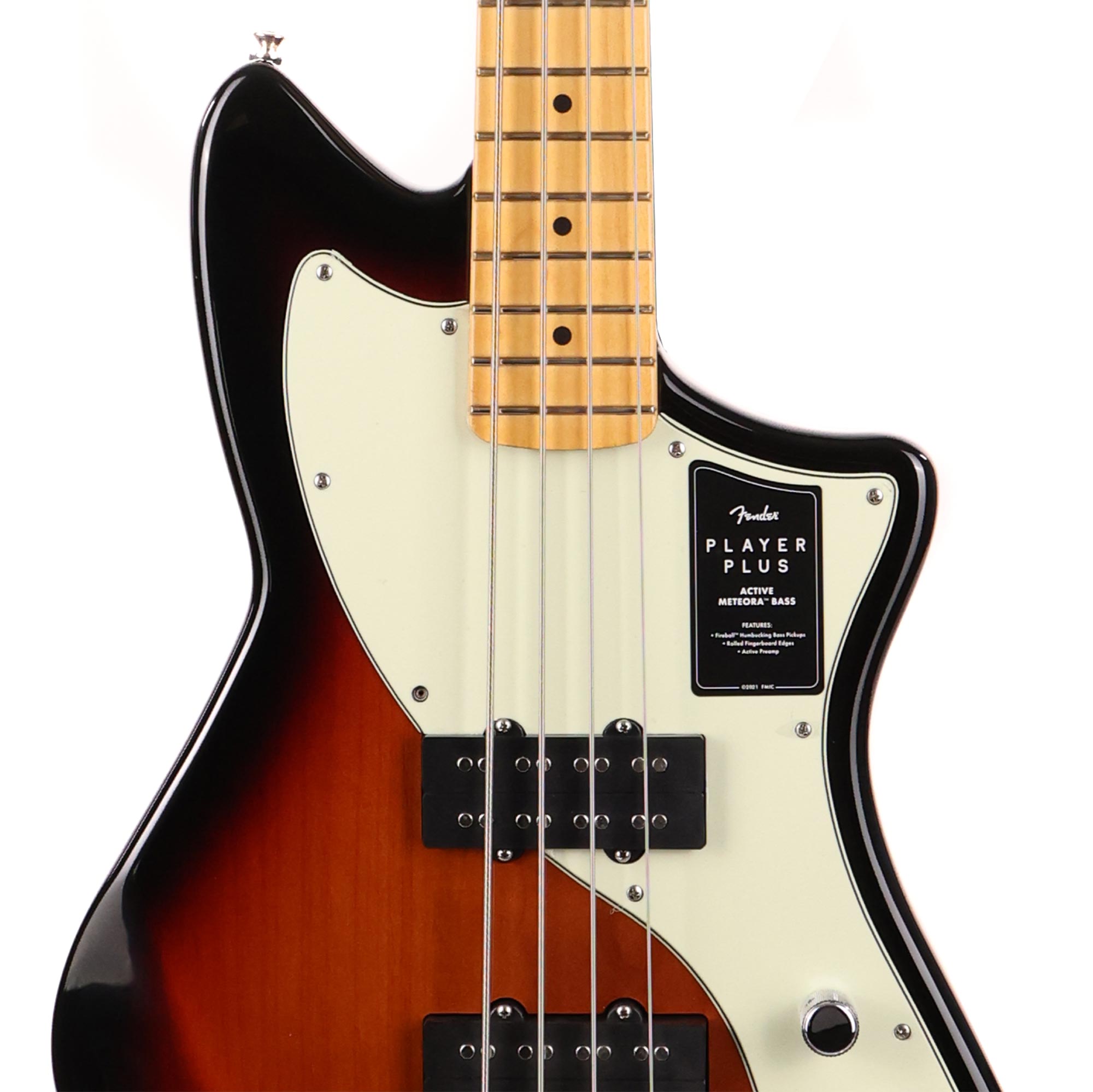 Fender Player Plus Active Meteora Bass 3-Color Sunburst Used | The 