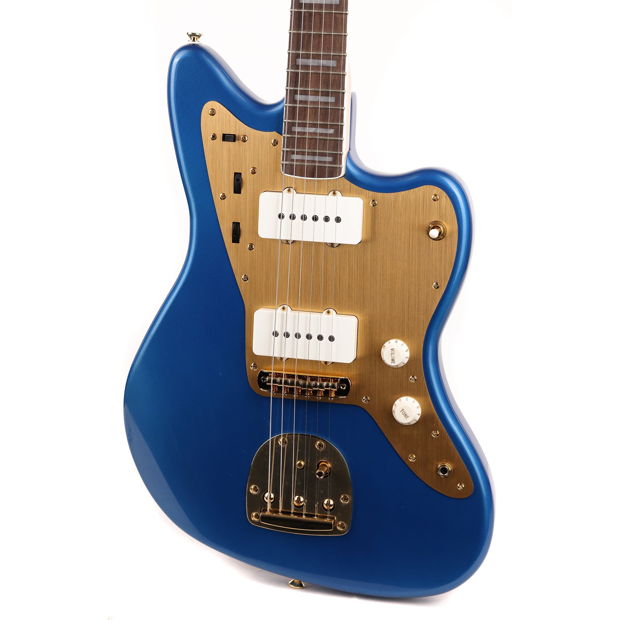 Squier 40th Anniversary Jazzmaster Gold Edition Lake Placid Blue