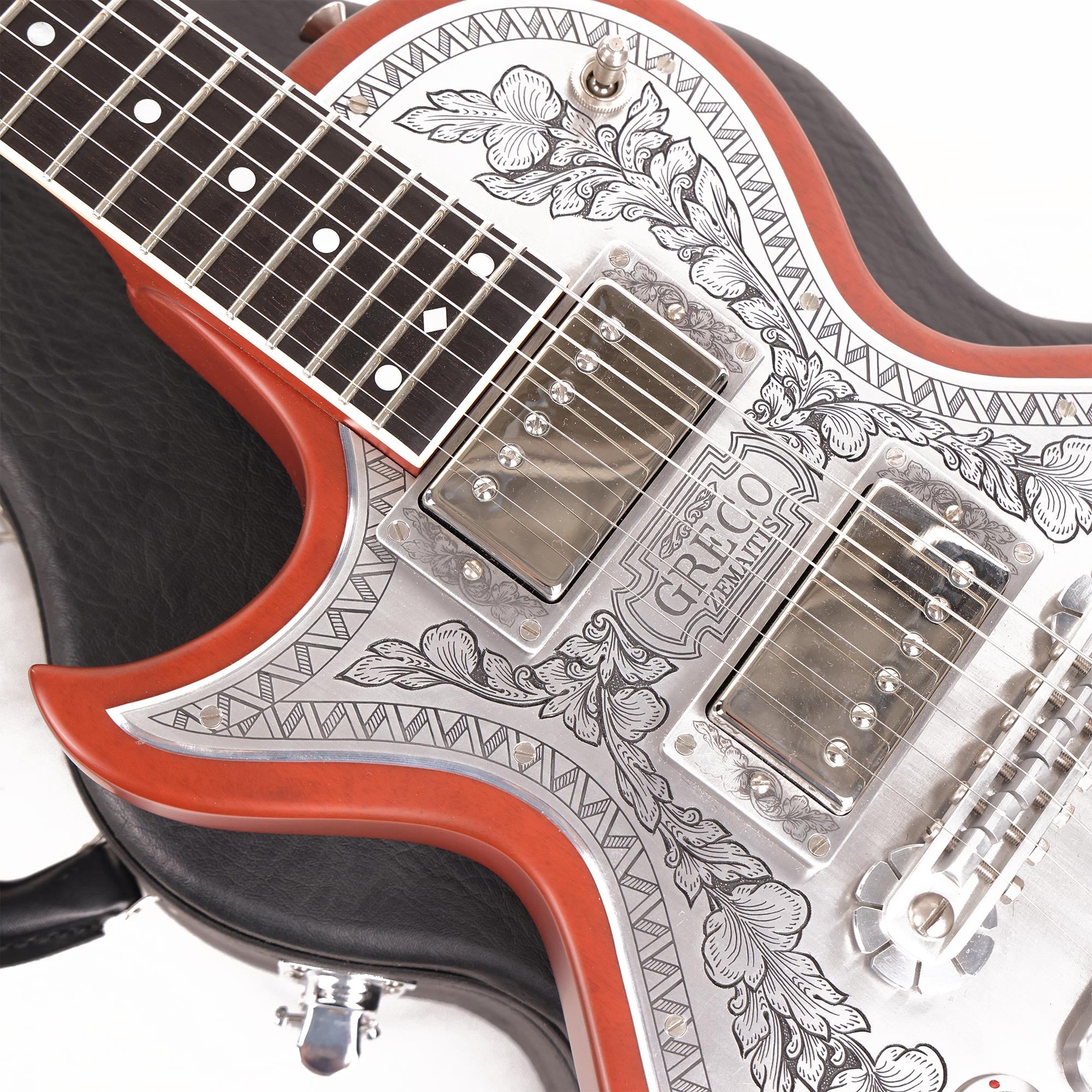 Greco Licensed Zemaitis Metal Front Guitar Left-Handed | The Music Zoo