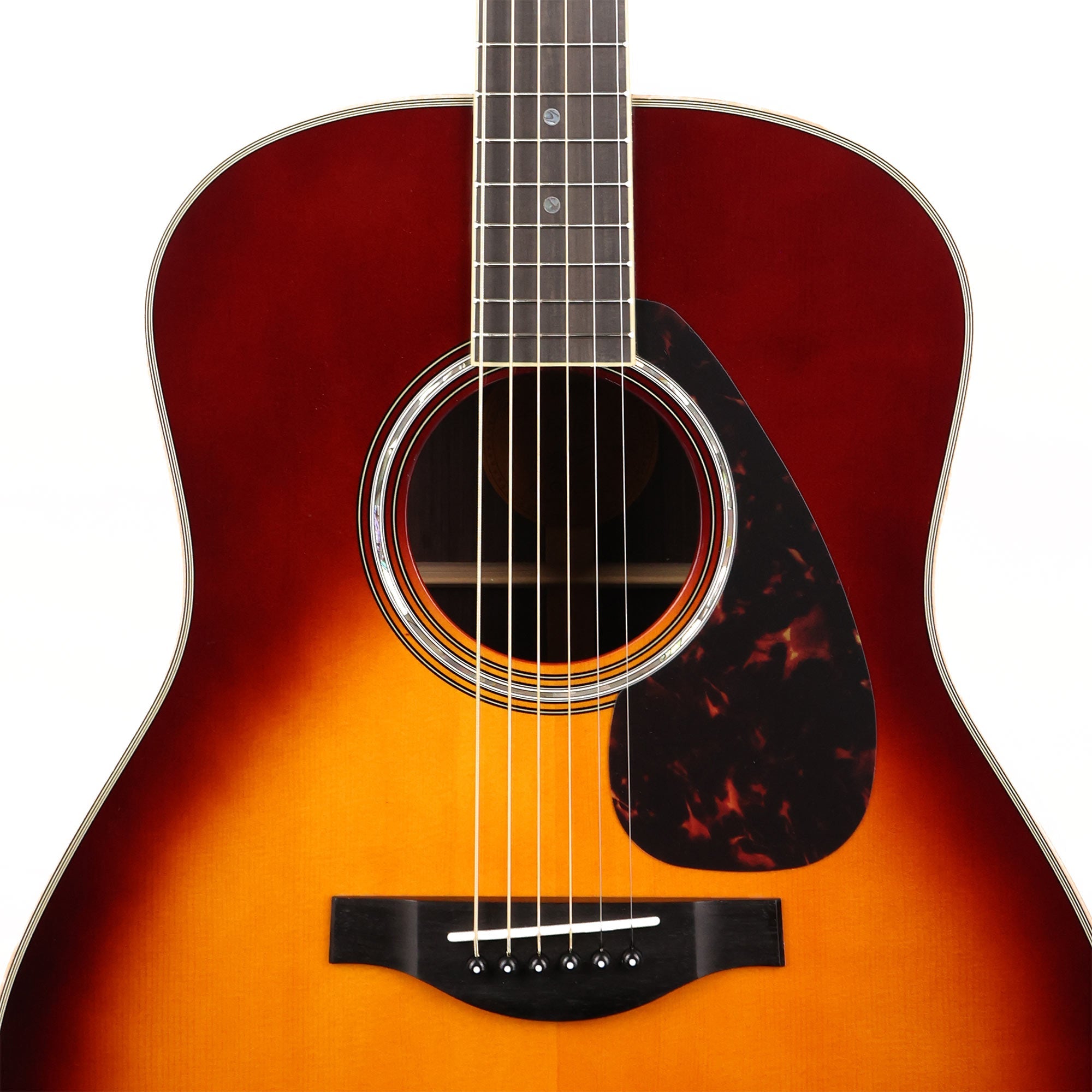 Yamaha LL16B ARE Original Jumbo Acoustic-Electric Guitar Brown