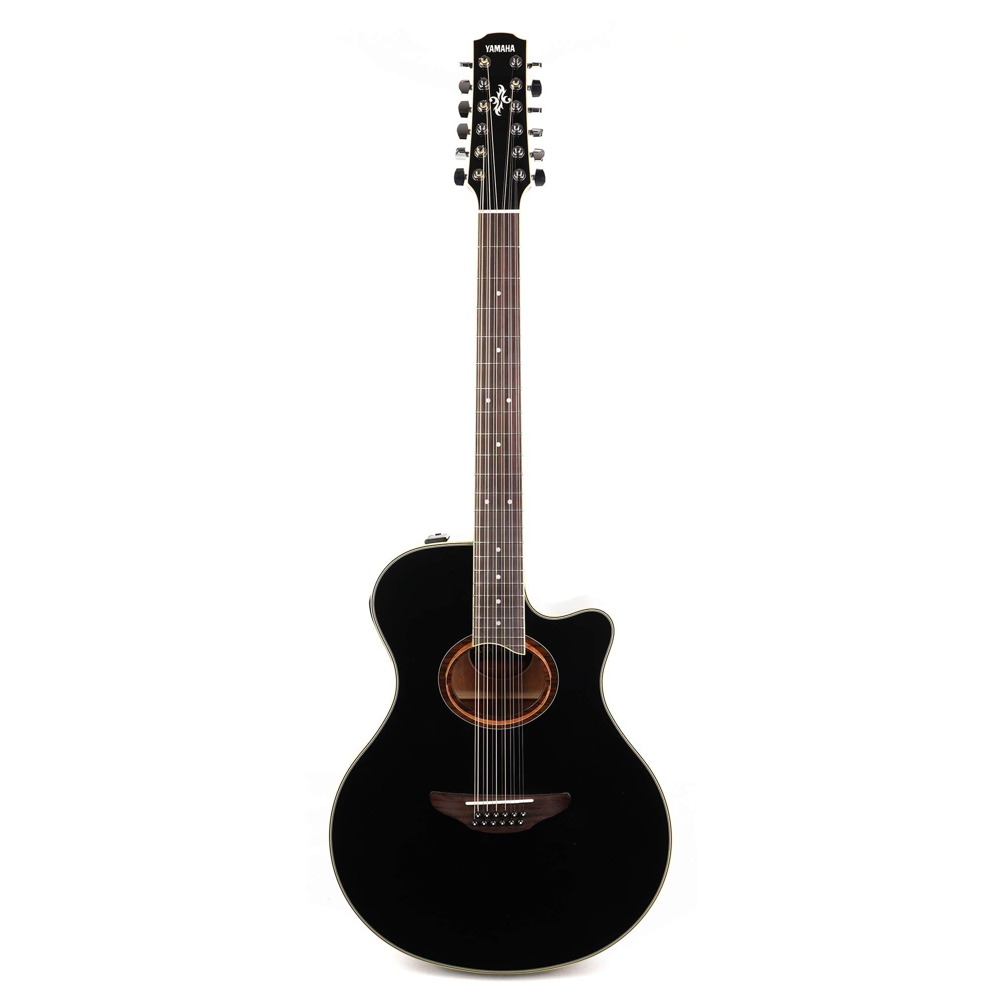Yamaha APX700II−12 Acoustic-Electric Black | The Music Zoo