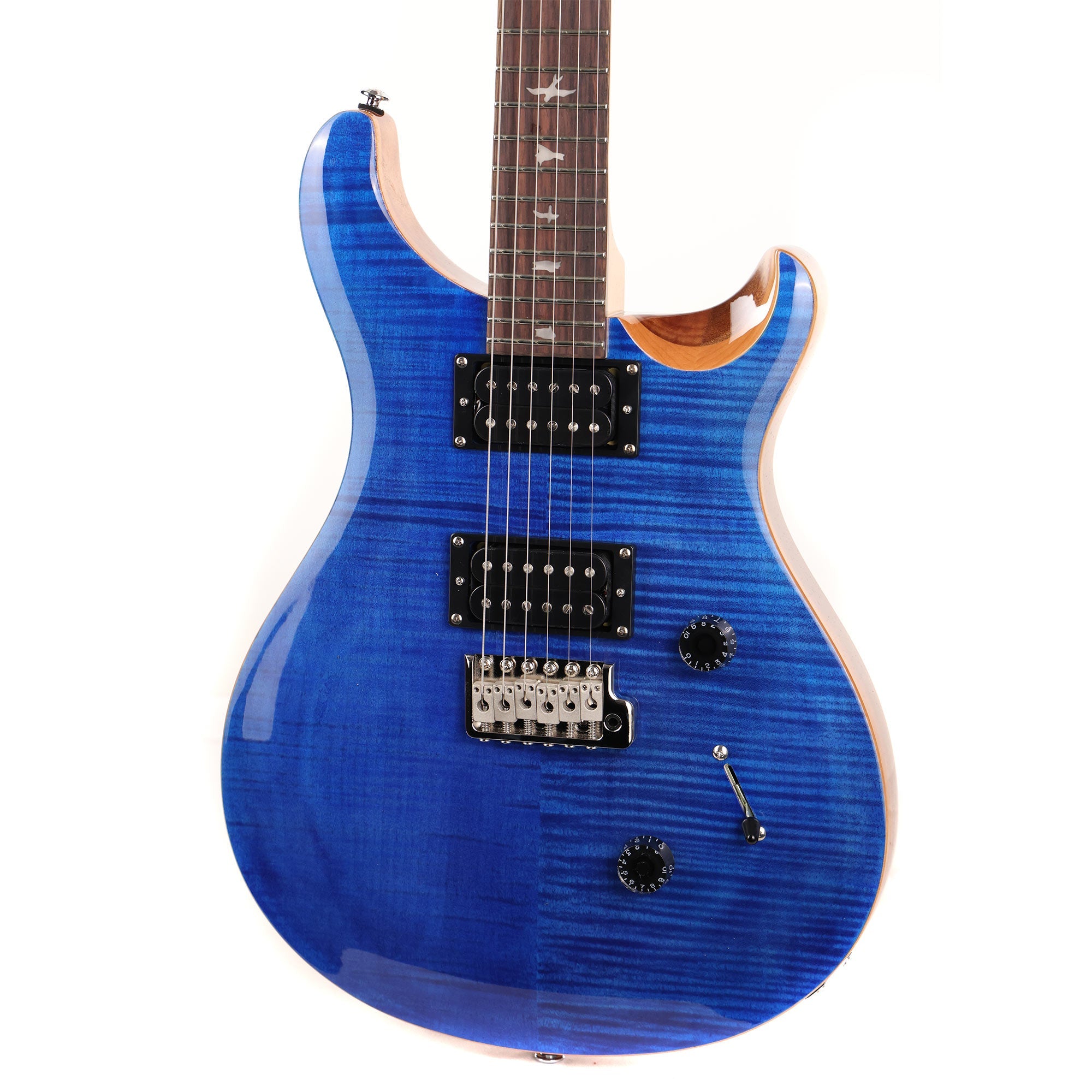 PRS SE Custom 24 Faded Blue | The Music Zoo