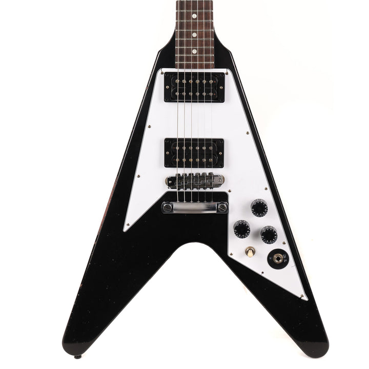 Gibson Custom Shop Kirk Hammett 1979 Flying V Murphy Lab Aged Ebony 2023