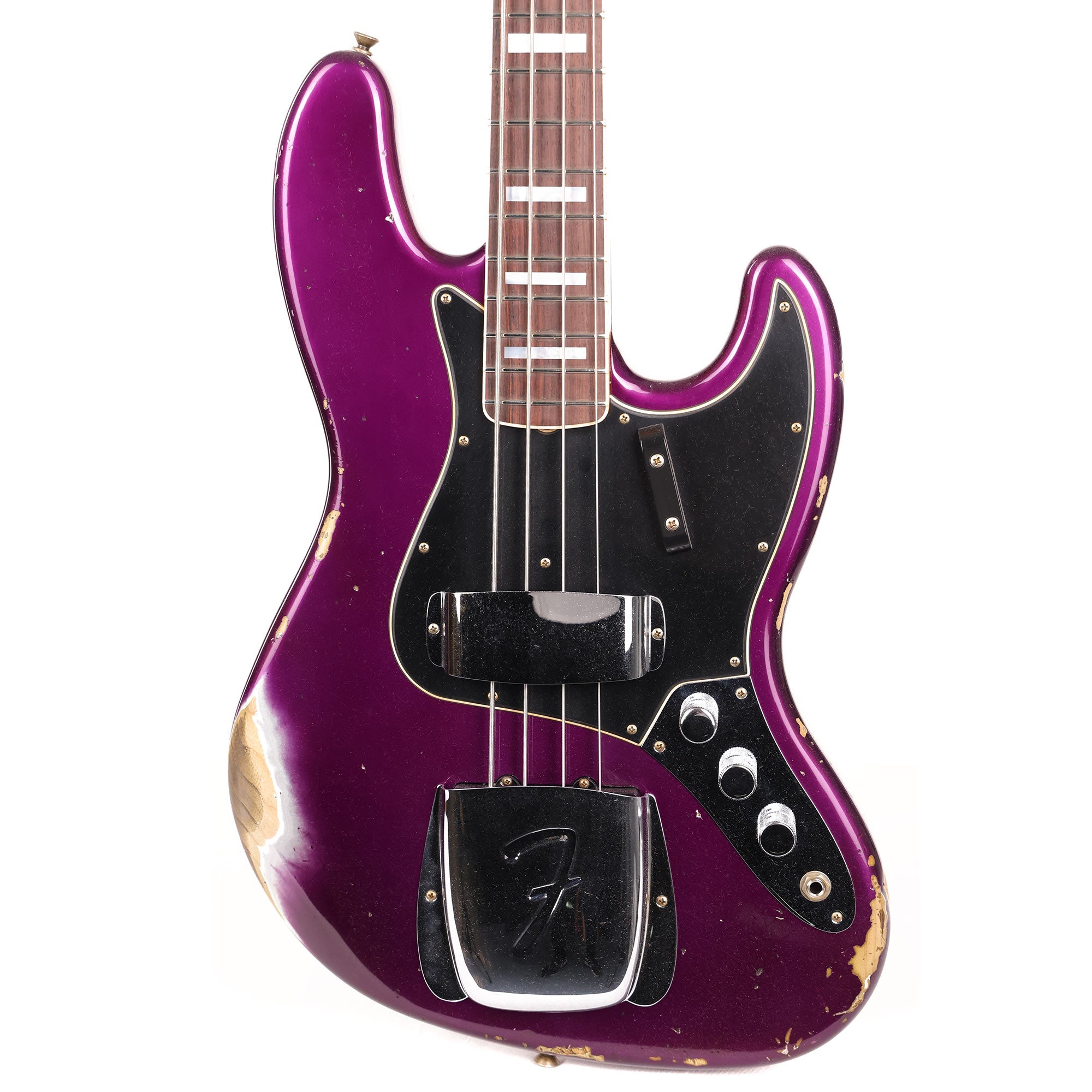 Fender Custom Shop Custom Jazz Bass Heavy Relic Faded Aged Purple 