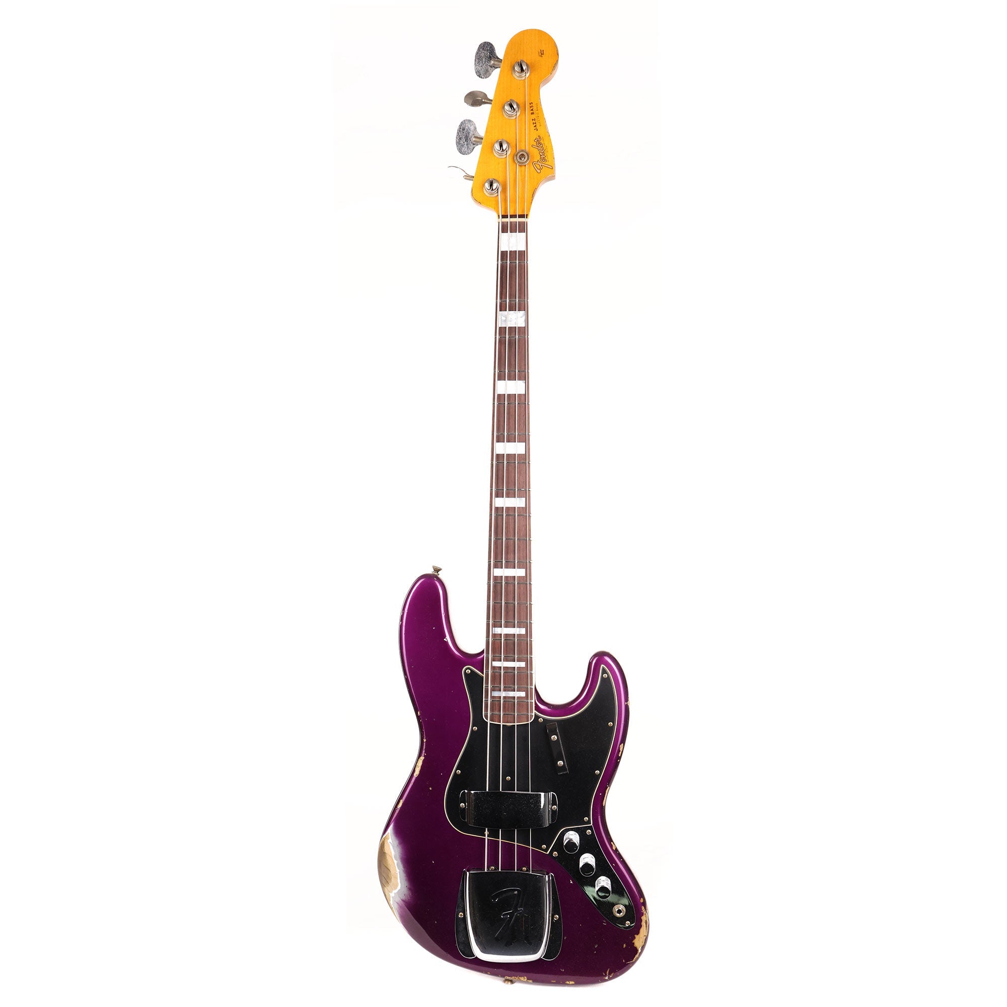 Fender Custom Shop Custom Jazz Bass Heavy Relic Faded Aged Purple 