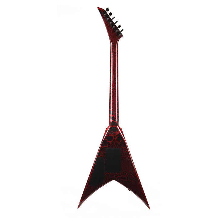 Jackson Custom Shop King V KV2H Black and Ferrari Red Crackle