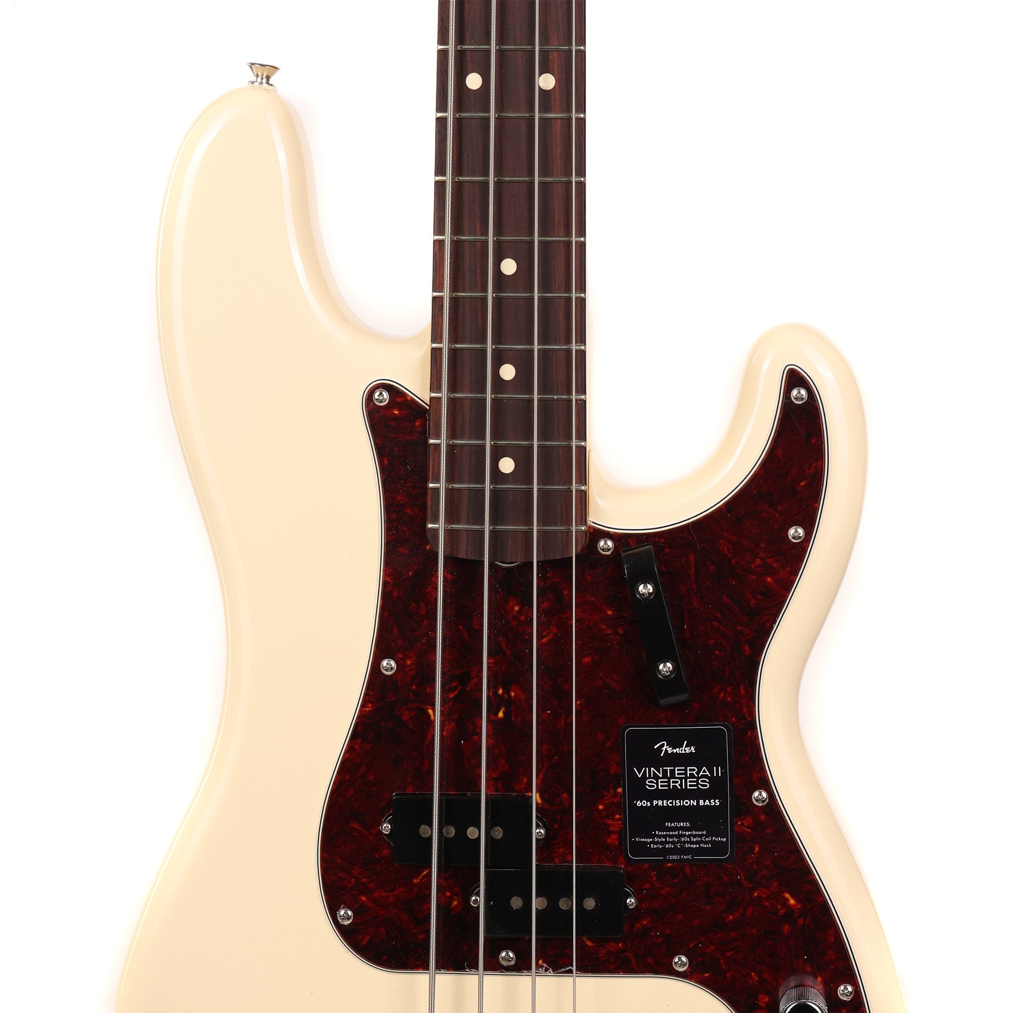 Fender Vintera II 60s Precision Bass Olympic White | The Music Zoo