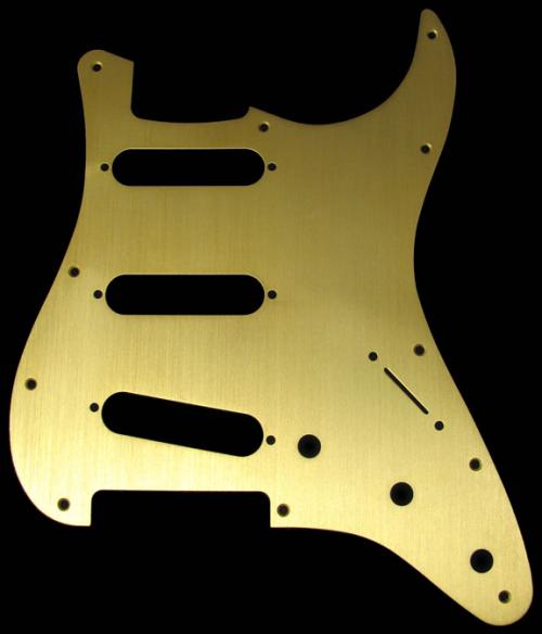 Fender Stratocaster Pickguard (Gold Anodized)